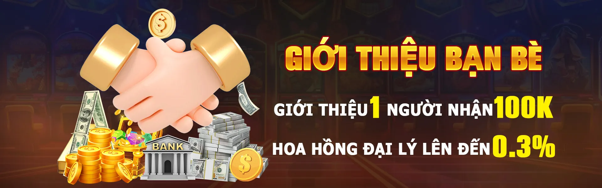 Hình ảnh banner chương trình VIP game bài đổi thưởng in